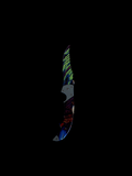 Red Blue & Green Folding Knife