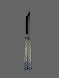 Diamond Handle Butterfly Knife