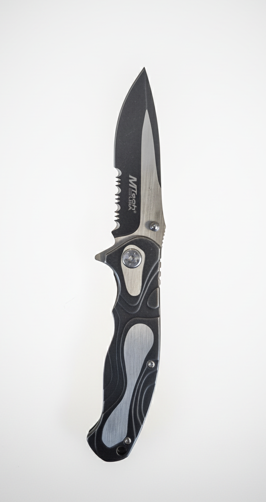 Silver Puddle Folding Knife