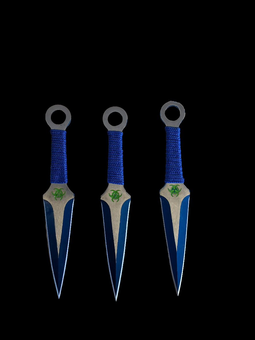 Blue Throwers W Biohazardp