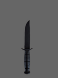 Drop Point Kbar Military Knife #1412