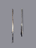 Ornate Grey & Black Long Sword