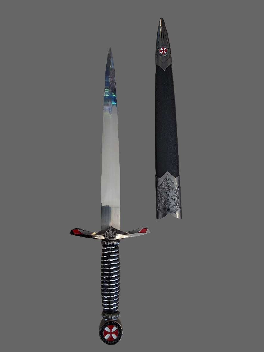 Red Cross Mideval Dagger