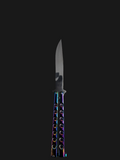 Rainbow Butterfly Knife