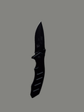 Blk Folder W Slanted Slots