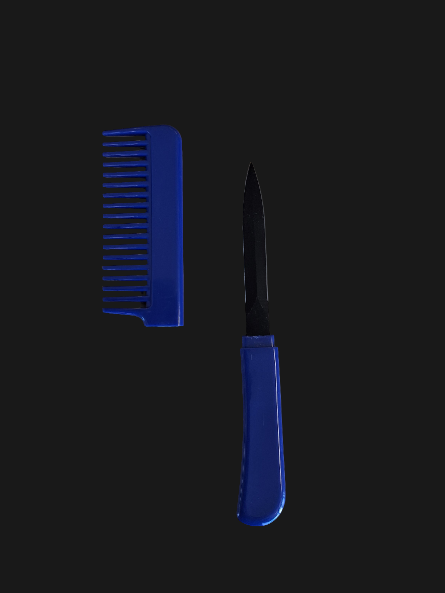 Blue Comb Knife #4862