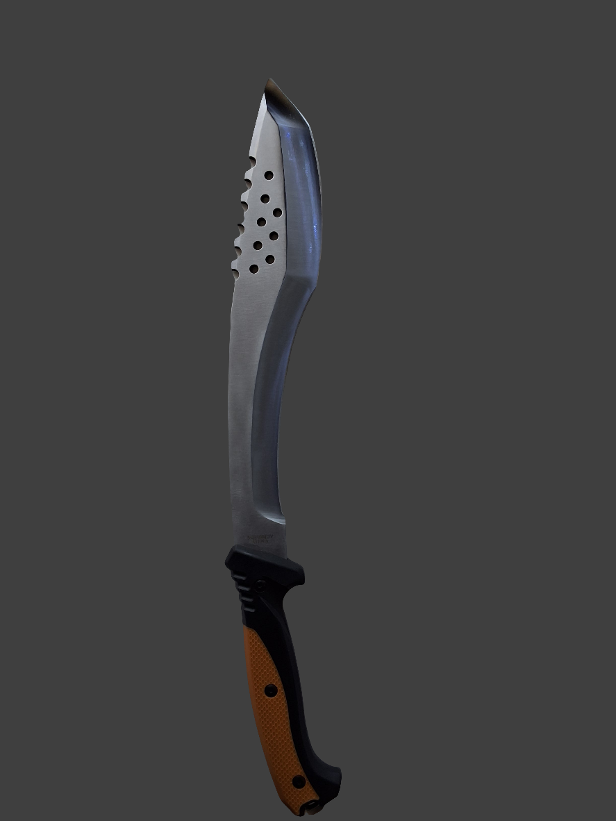 Orange Black Kukuri Machete