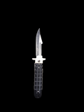 Blk Square Handle Folder