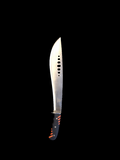 Machete W Orange & Blk Handle
