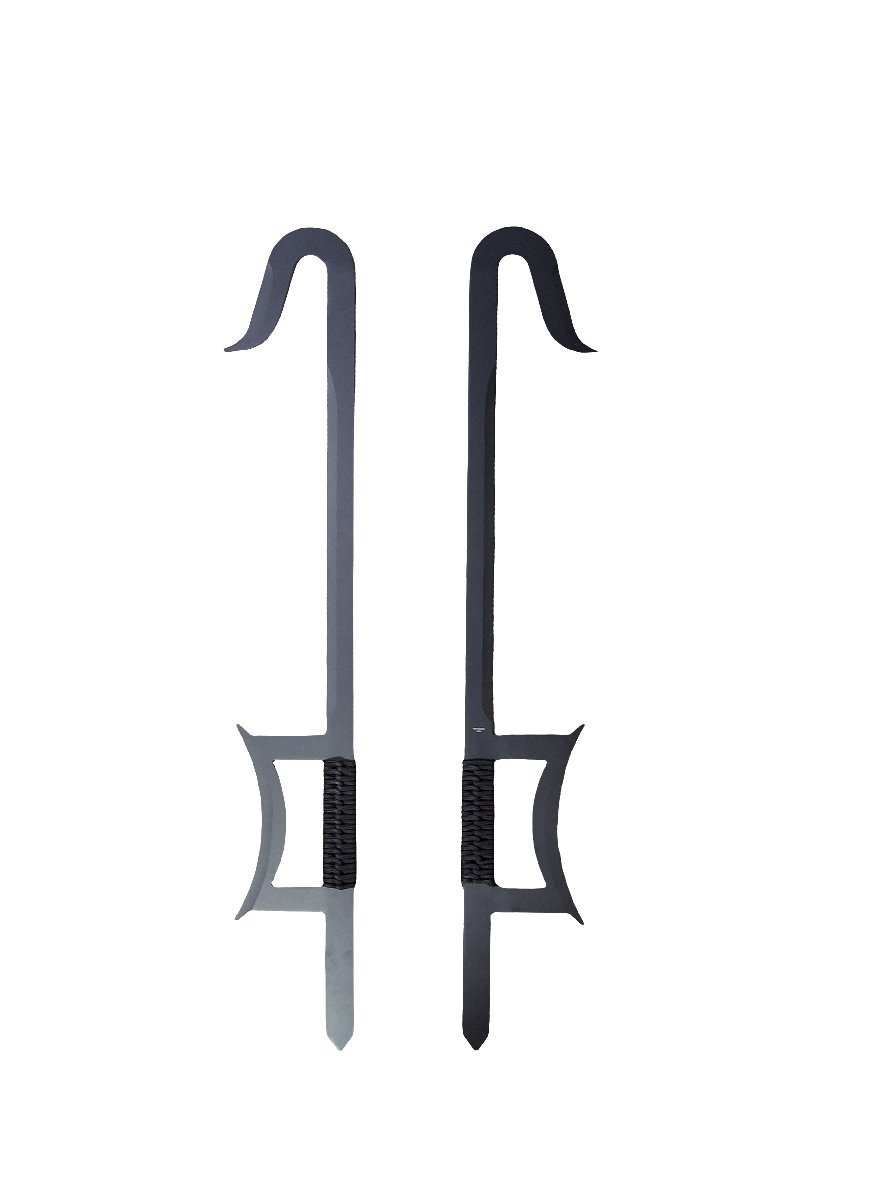 Blk Curved Hook Blades