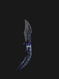 Purple & Grey Dragon Knife