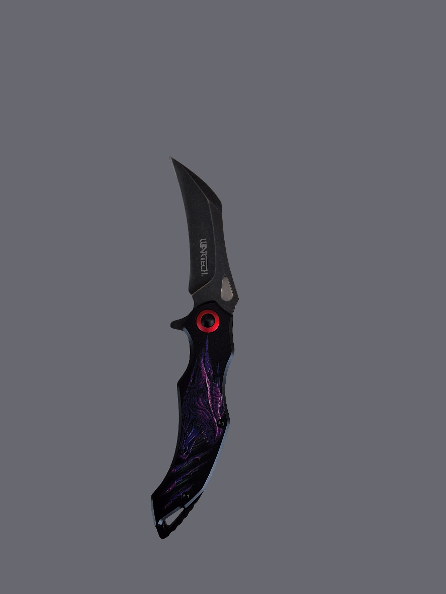 Purple Dragon Curved Blade