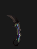 Rainbow Grip Karambit
