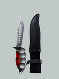 Hunting Knife W/ Finger Holes