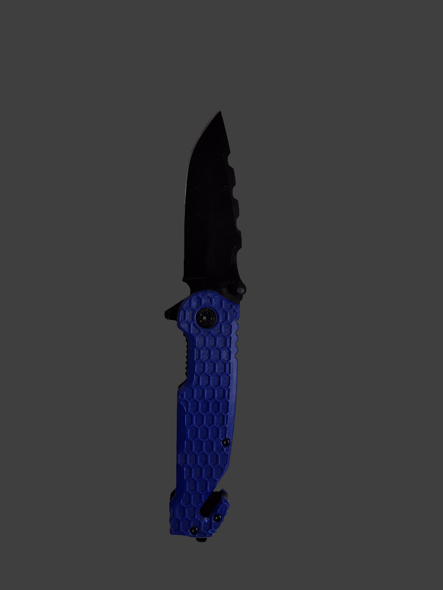 Blue Honey Comb Safety Knife