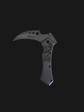 Grim Reaper Silver Folding Blade