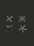 4pc Throwing Stars