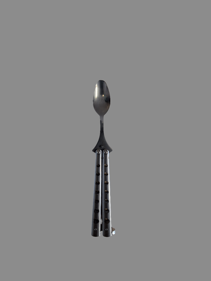 Silver Butterfly Spoon