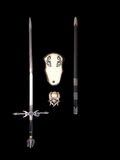Spider Cresent Grey & Blk Sword W Plaque