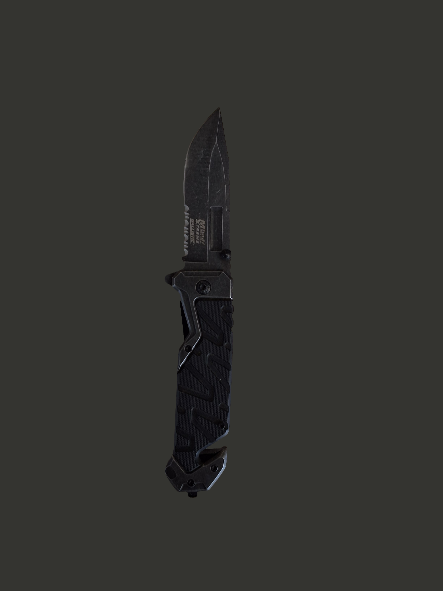 Blkb& Stonewash G10 Grip Safety Knife