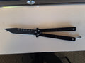 Black tanto butterfly holes in handle