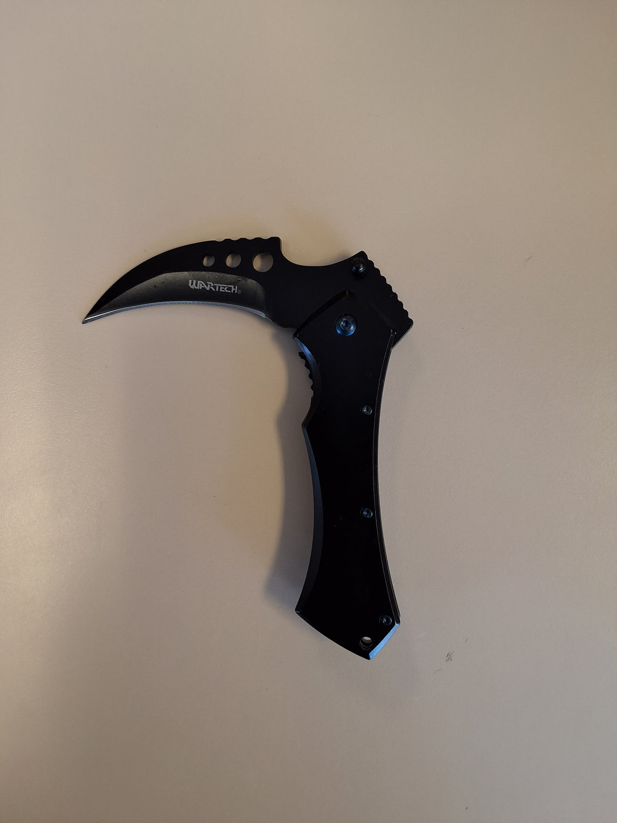 Black Scythe Folding Knife