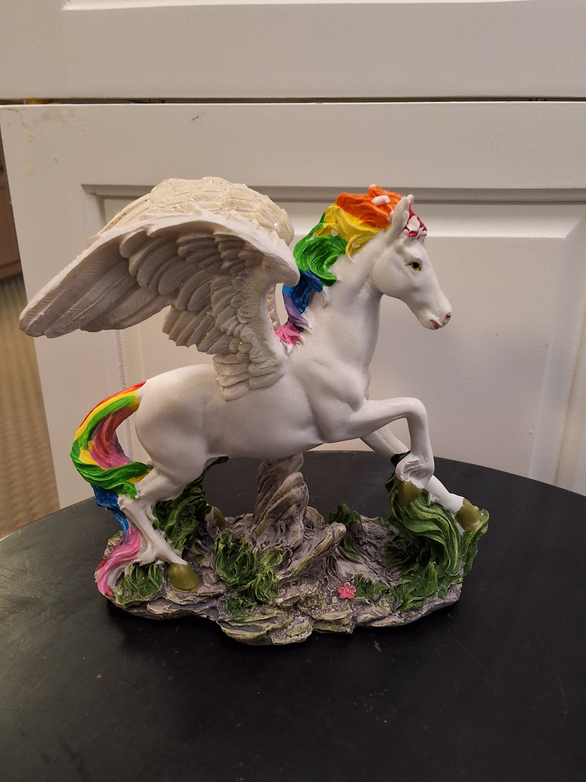 Rainbow Pegasus with leg up