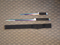 Dual rainbow short swords in Sheath