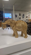 Golden Textured Elephant