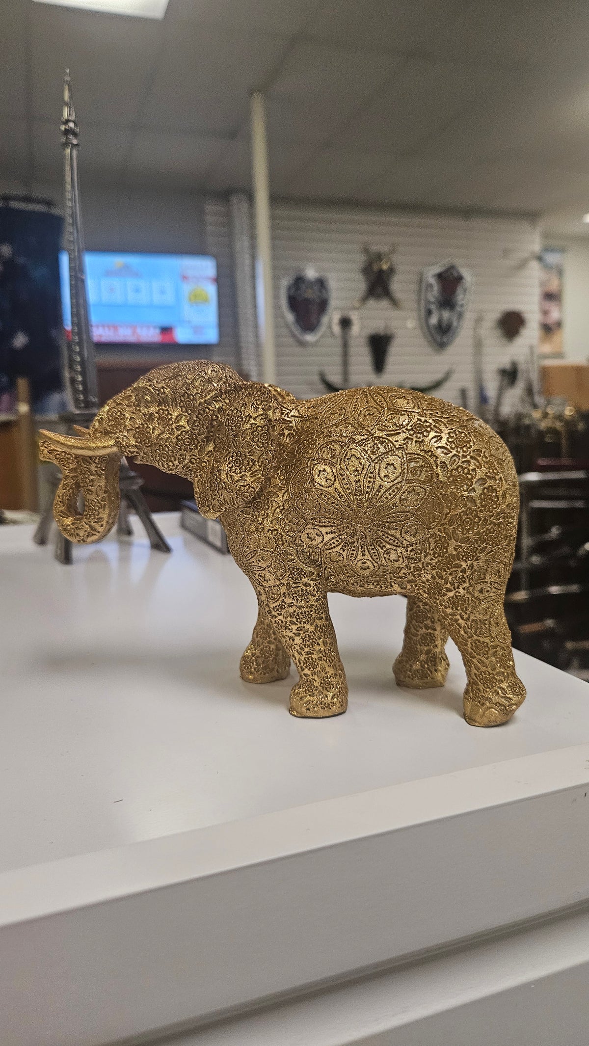 Golden Textured Elephant