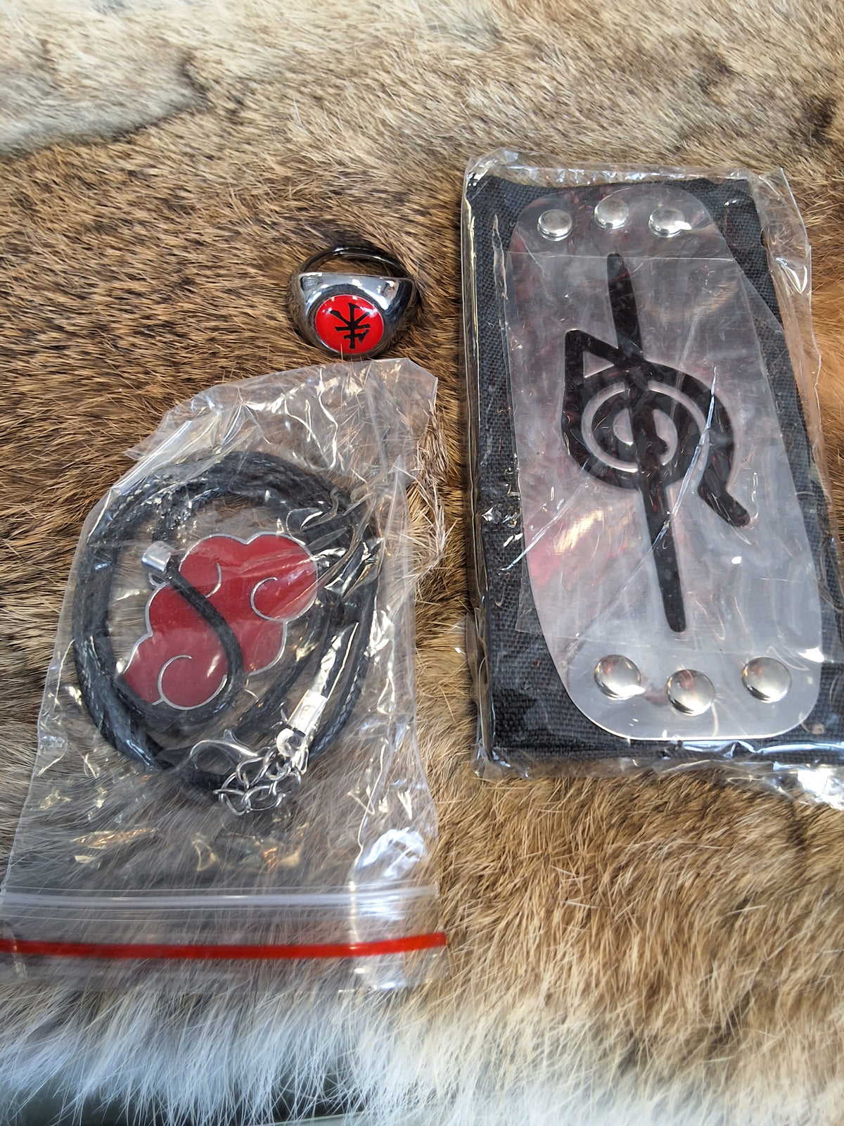 Naruto Headband Ring Set #9783