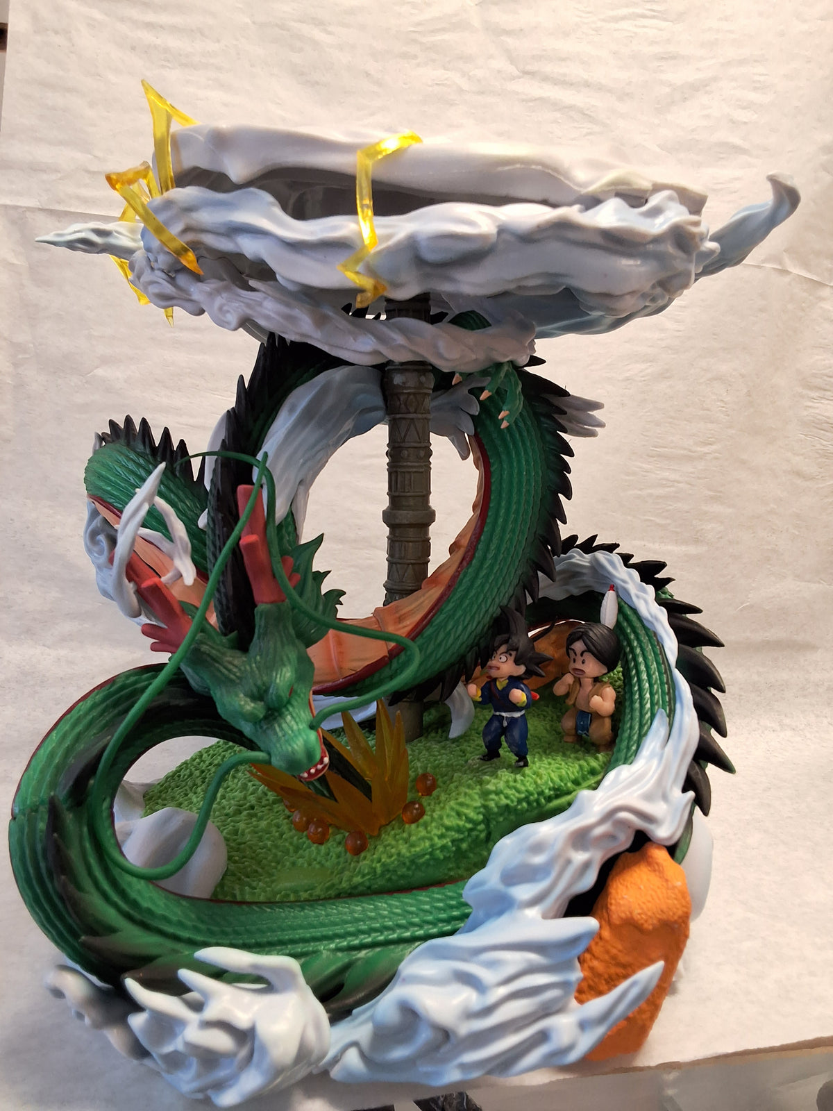 Goku Standing Under Large Green Dragon #1652