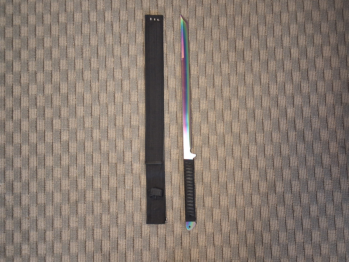 Straight Rainbow Tanto Tip