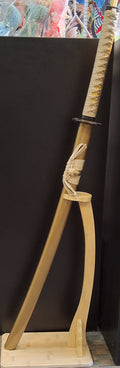 Gold Sheath Katana with Samurai Tsuba #2063