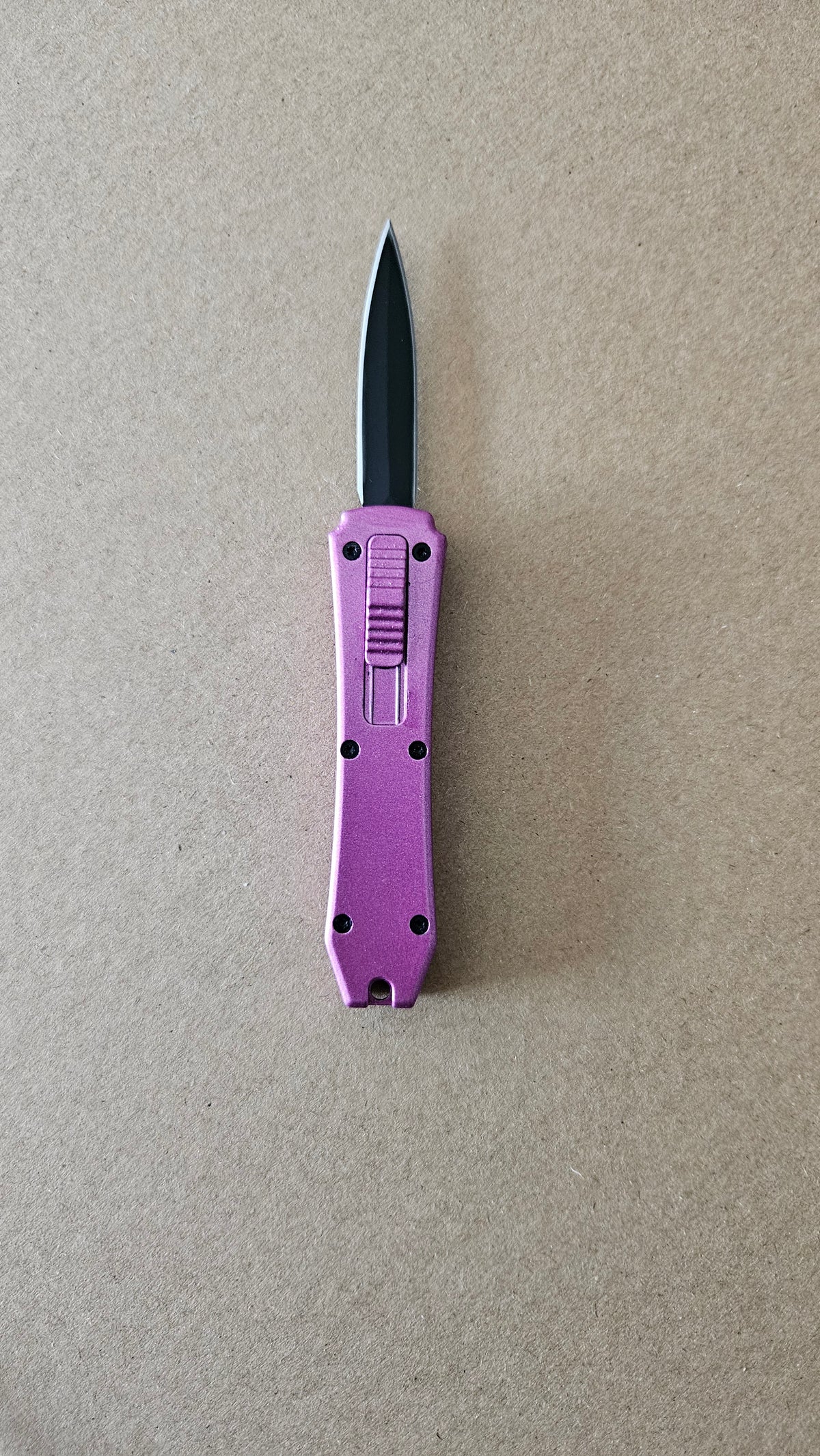 Purple Mini Double edged OTF
