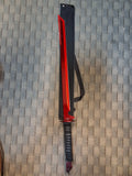 Red Sword with Engravings and Sheath