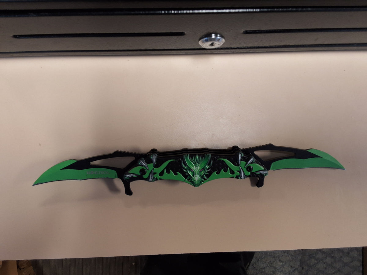 Green dragon double blades