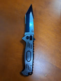 Tanto Style Folding Knife with Folding Switch #3058