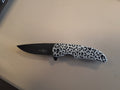 Cheetah white and black handle femme fatale
