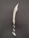 Silver Scimitar Short Blade