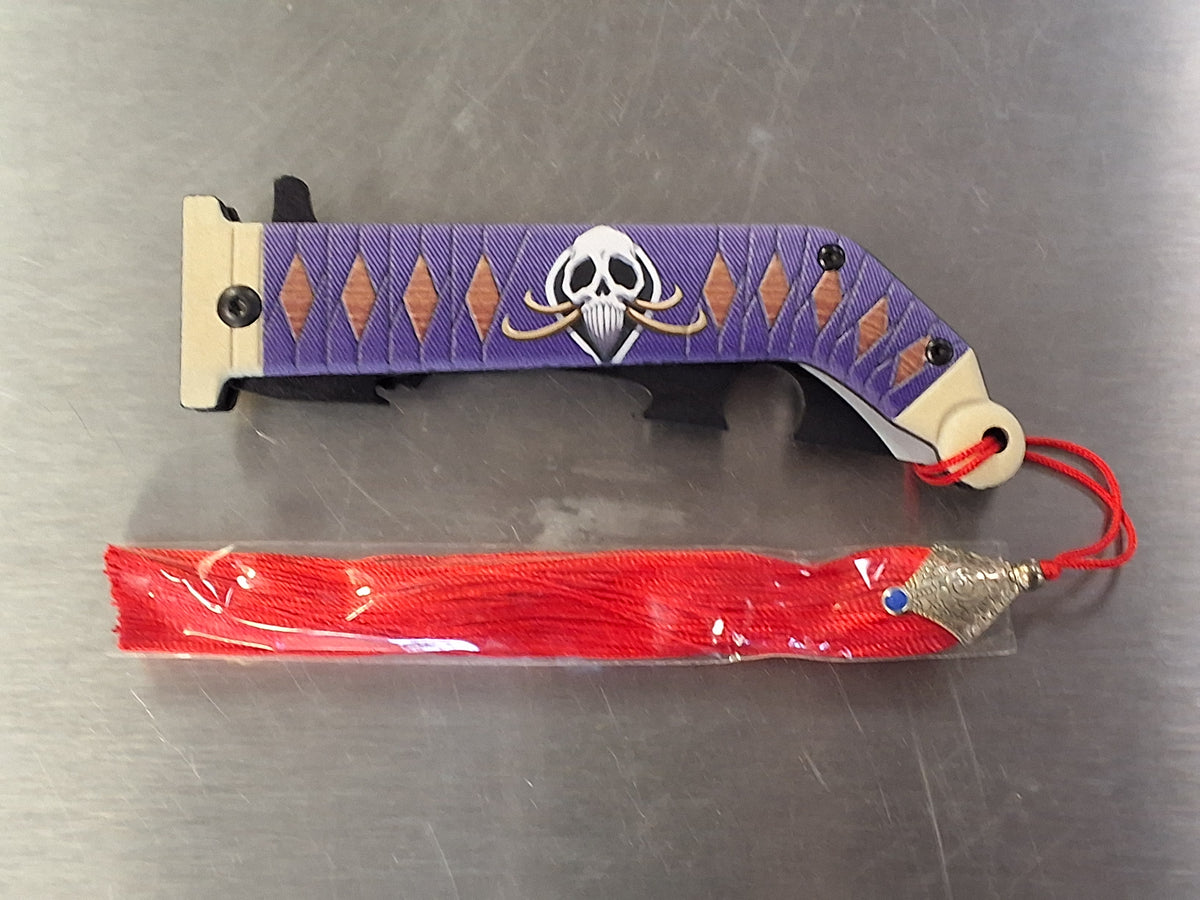 Purple Folder w/red tassell