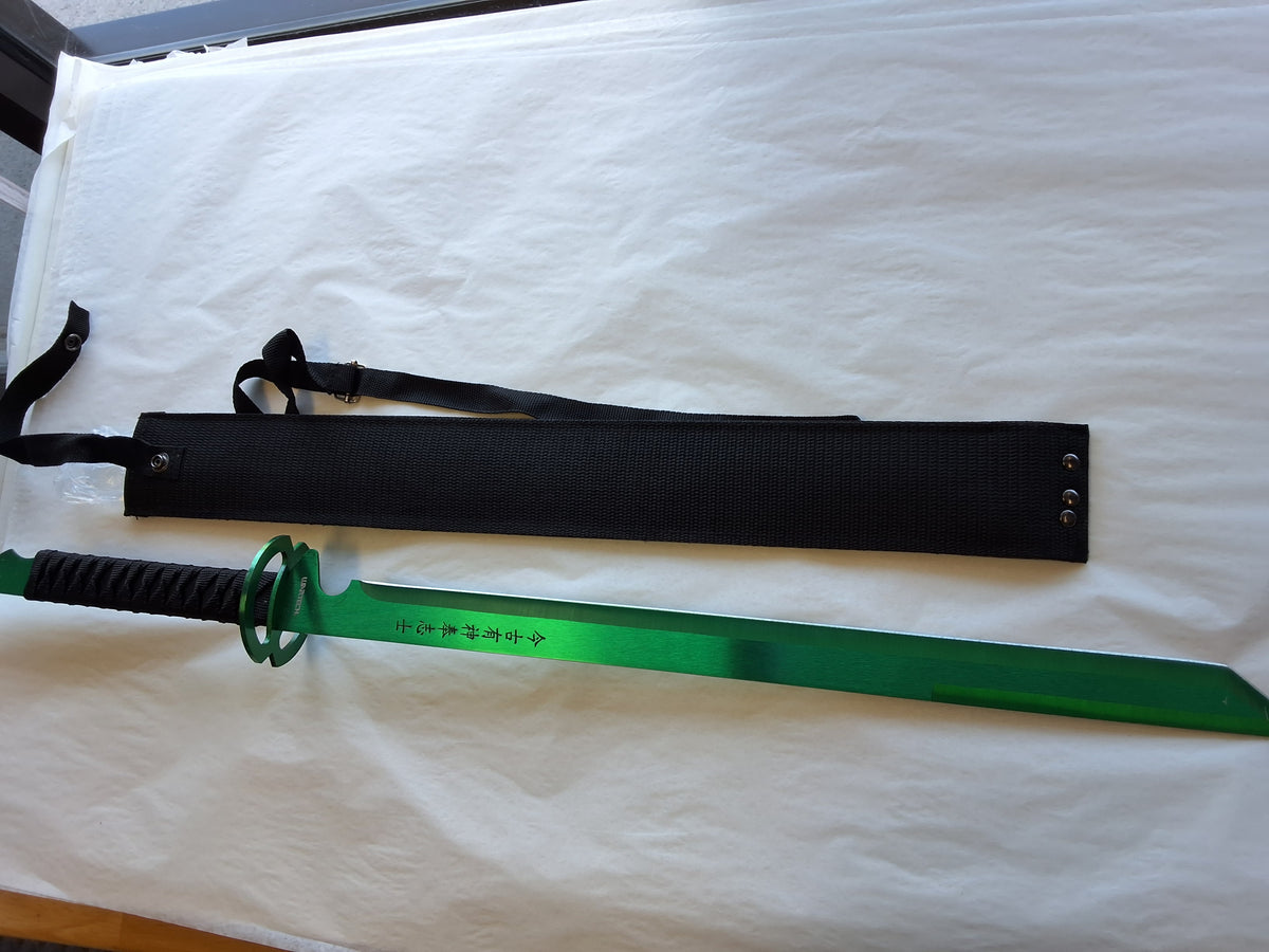 Green Ninja Sword with Handguard