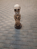 SPEAK, HEAR, SEE NO EVIL SKULLS