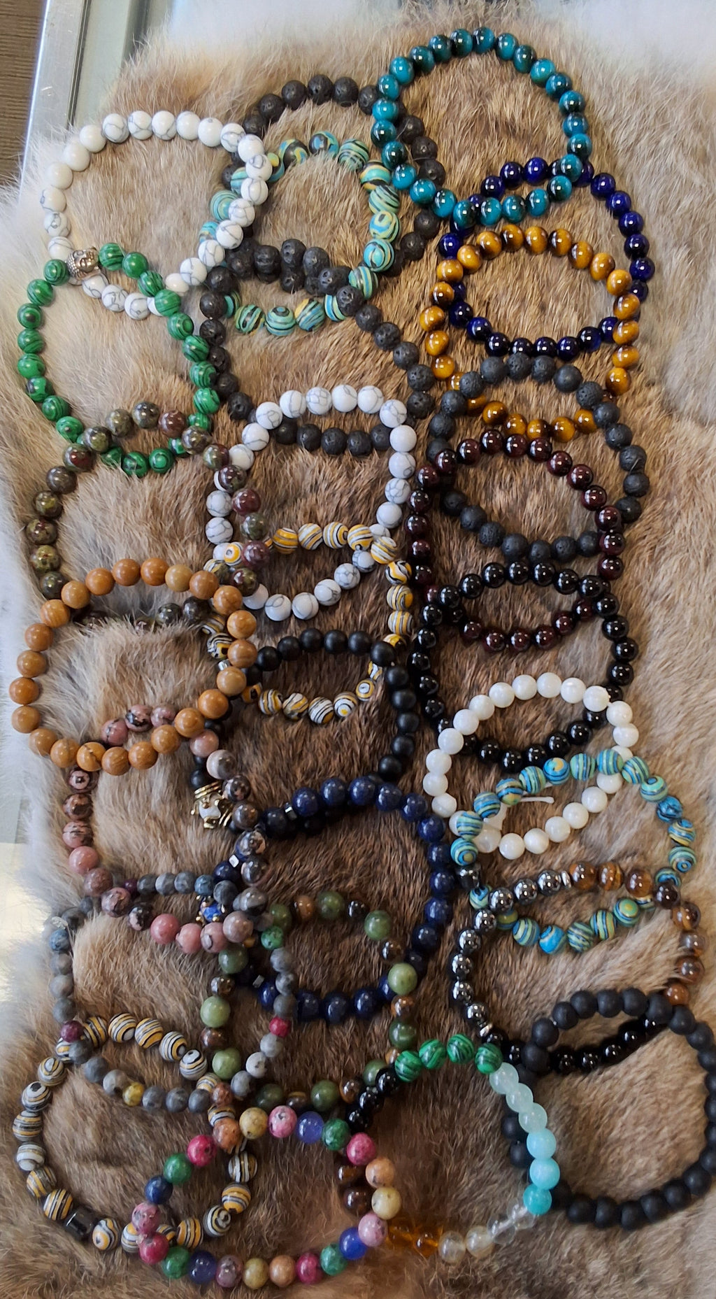 Assorted Round Beaded Bracelet #1856