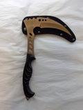 Gold and Black Kama Scythe #3204