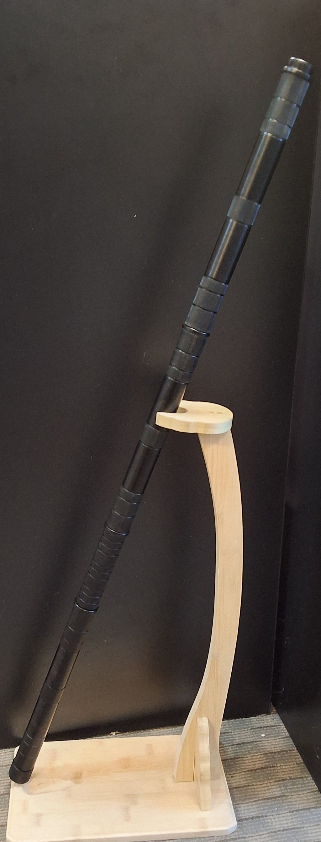 Black Spear Staff with Carry Case #2097
