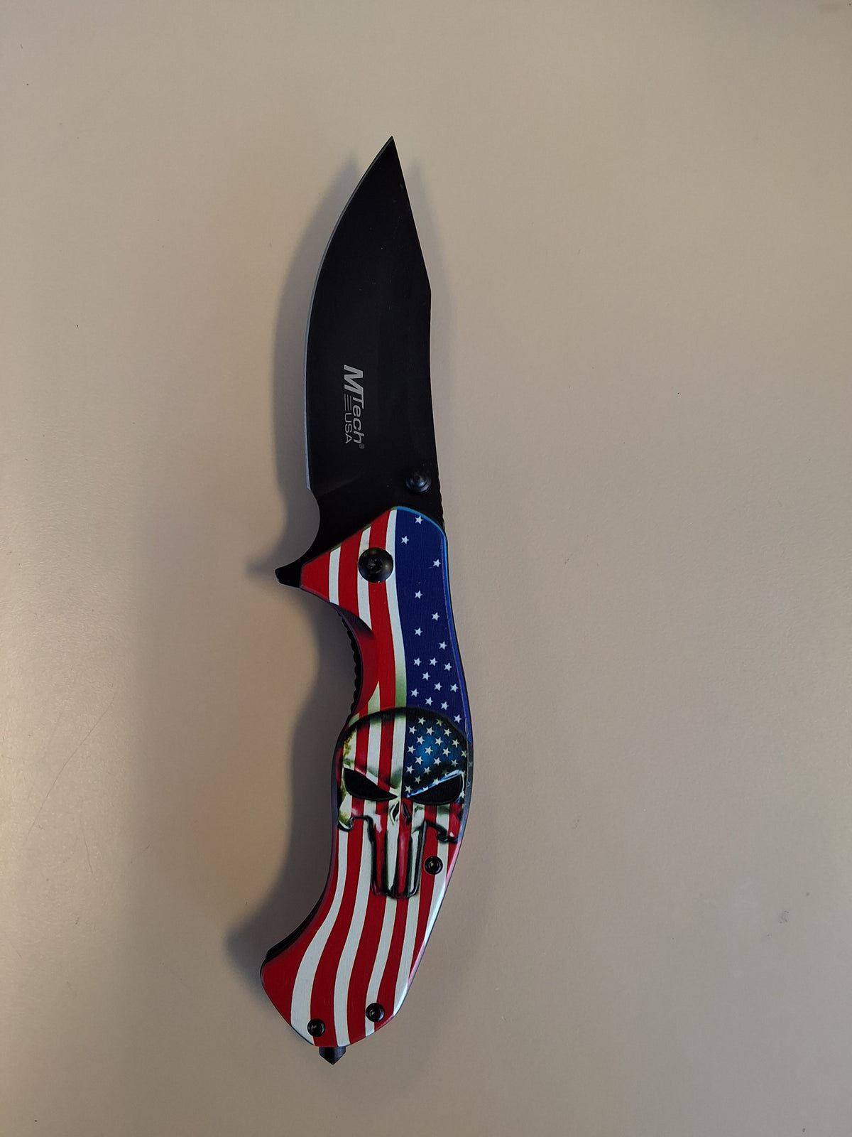American Flag Punisher Folding Knife