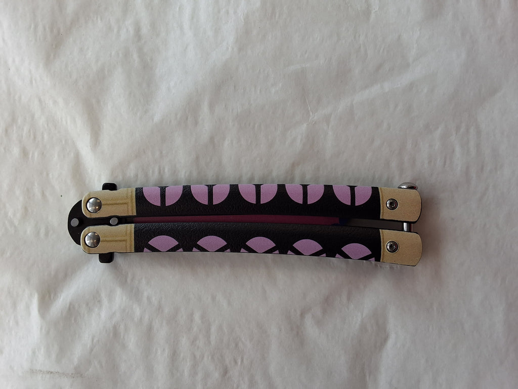 One Piece Zoro Sword Butterfly Knife #2156