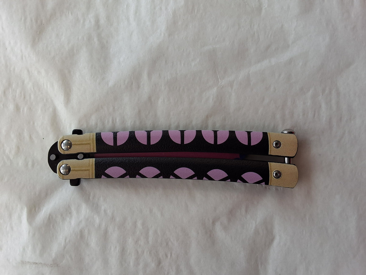 One Piece Zoro Sword Butterfly Knife #2156