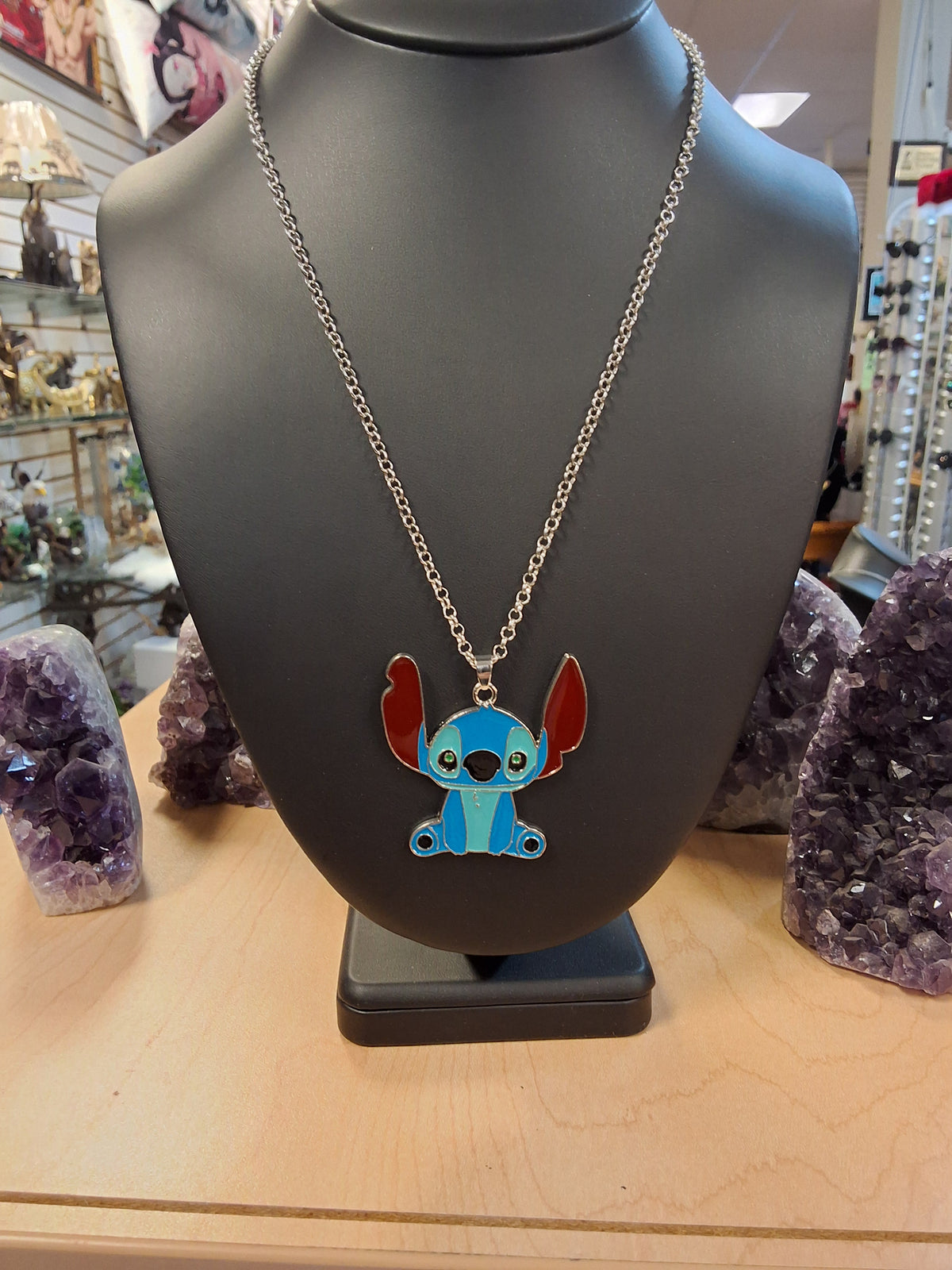 Stitch Pendant with Chain Necklace #1695
